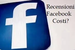 recensioni Facebook costo